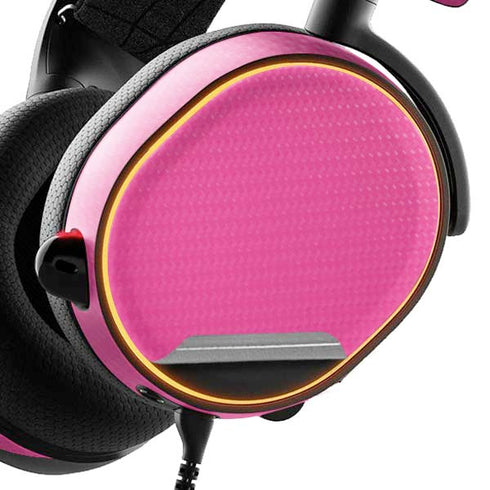 Pink Carbon Fiber Specialty Material SteelSeries Arctis 3 Skin